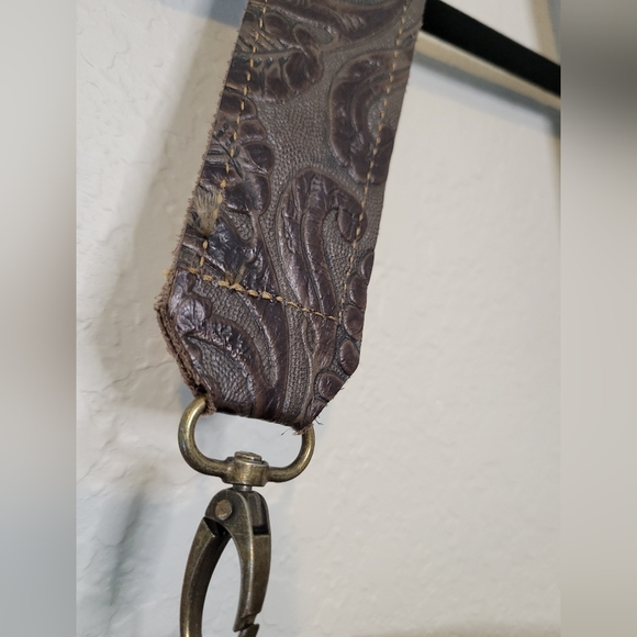 Dancing Cactus Designs Handmade Real Leather Fringe Purse Handbag Bag Cheetah - Picture 4 of 9